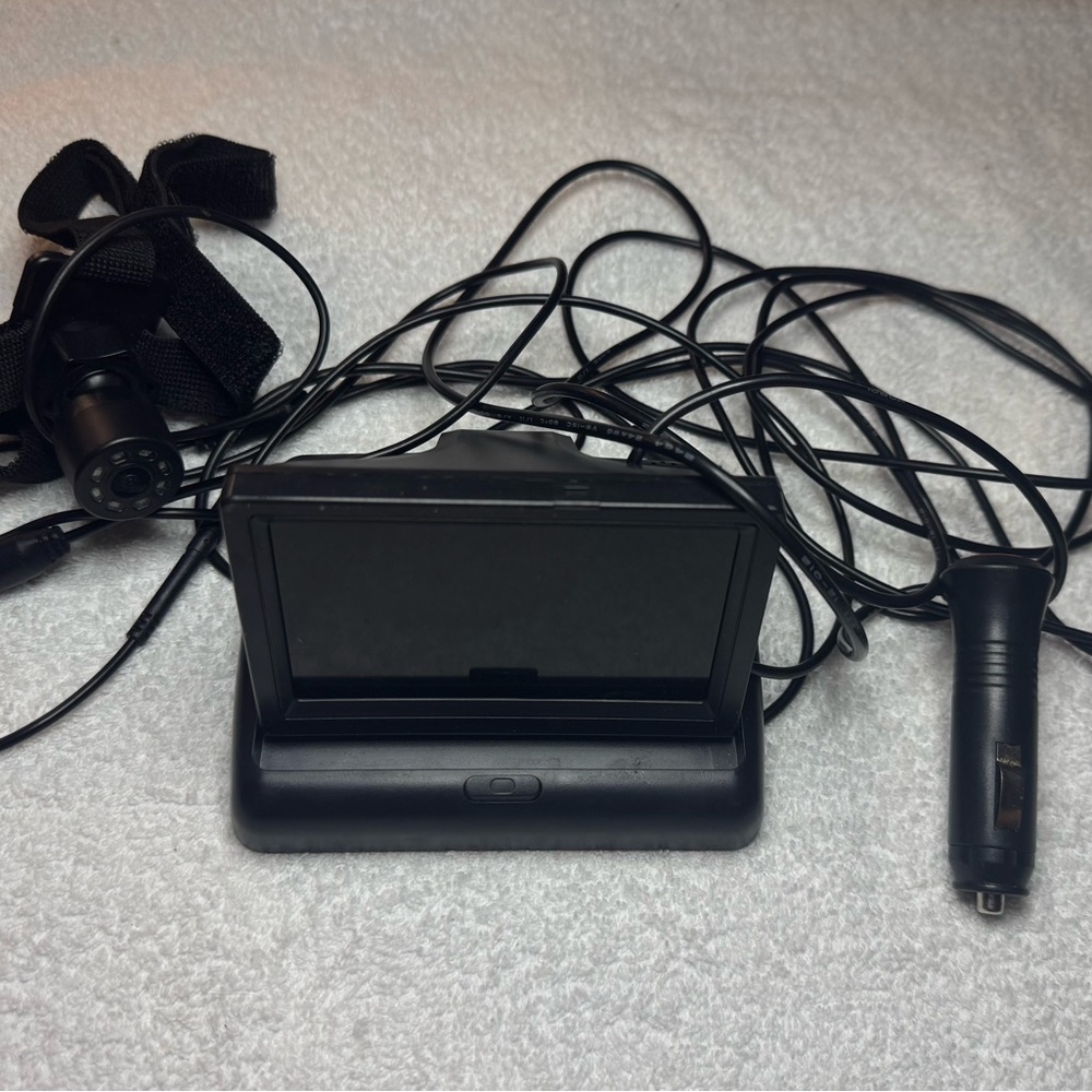 Black Car Backup Camera System